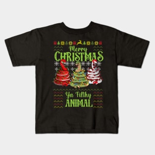 Merry Christmas ya Filthy Animal Kids T-Shirt